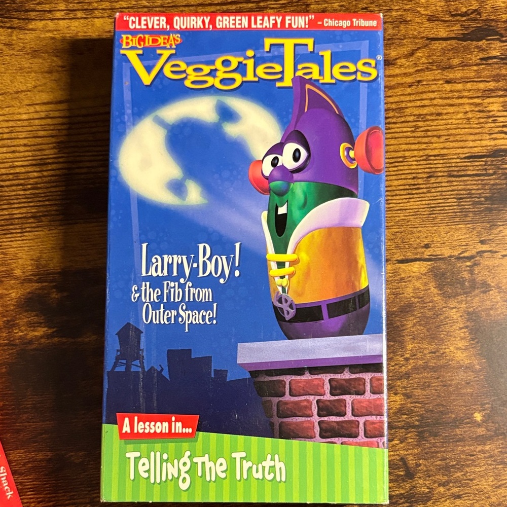 🛑LAST CHANCE🛑VeggieTales Larry-Boy VHS BUY NOW